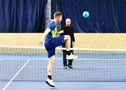Тренировки по большому теннису